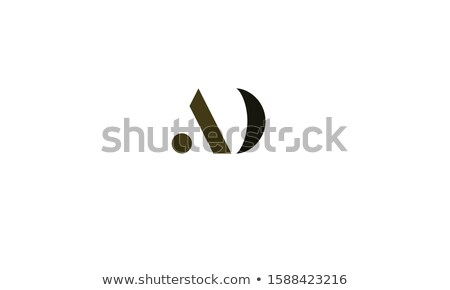 Stockfoto: Creative Letter Ad Logo