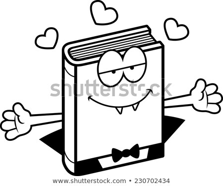 Stockfoto: Cartoon Horror Novel Hug