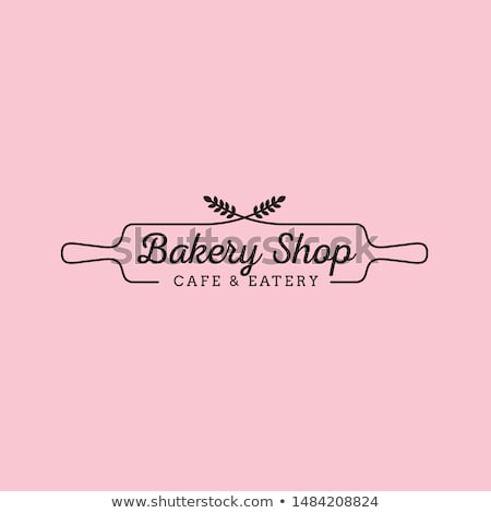 Foto stock: Color Vintage Bakery Emblem