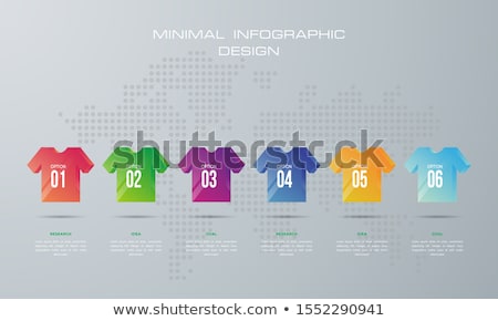 Foto d'archivio: Timeline Infographic Design Vector 6 Options Circle Workflow Layout Vector Infographic Timeline T
