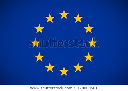 Stock photo: European Union Flag Vector Illustration On A White Background