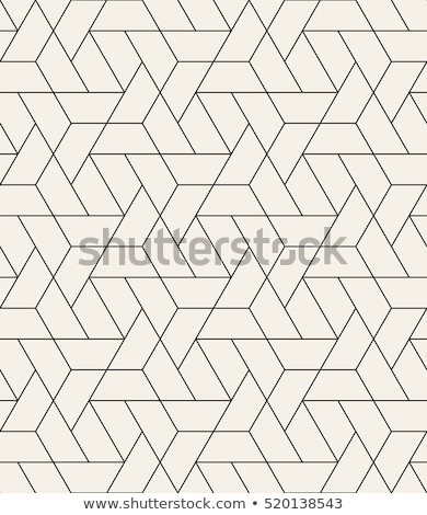 Foto stock: Vector Seamless Pattern Modern Stylish Abstract Texture Repeating Geometric Tiles