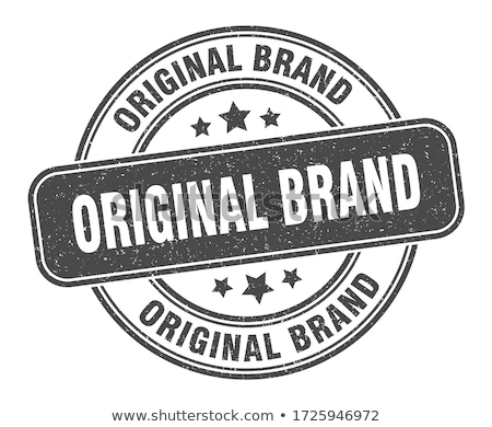 Foto stock: Original Brand Stamp