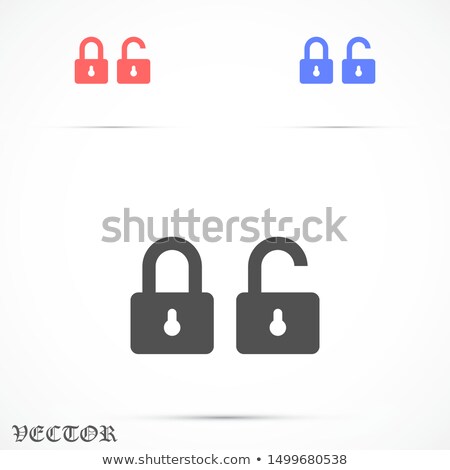 Stok fotoğraf: Open Padlock