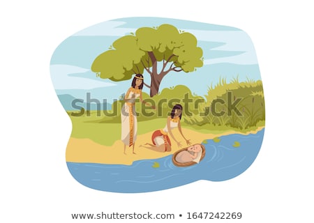 Stockfoto: Egyptian Girl On The Boat