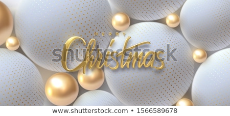 Zdjęcia stock: 3d Golden Pearls Background