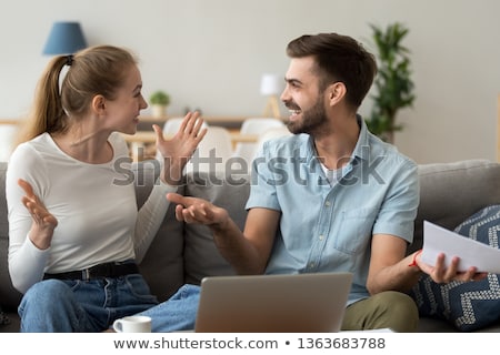 Stock foto: Excited Happy Man Holding Document Receiving Goood News