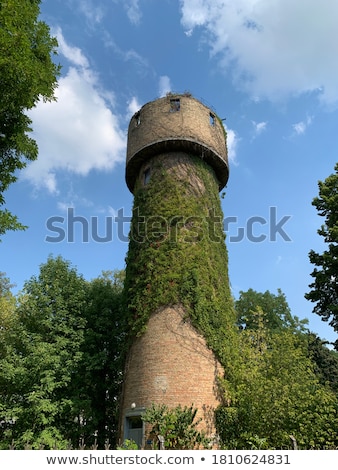 Stockfoto: Water And Sky In The Reservoir Vintage