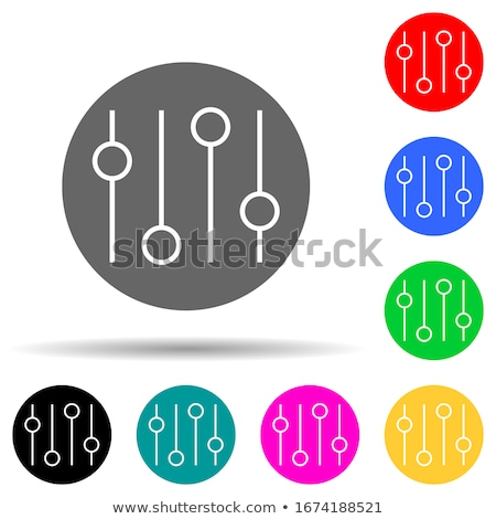 Stock photo: House Equipments Violet Vector Button Icon Design Set