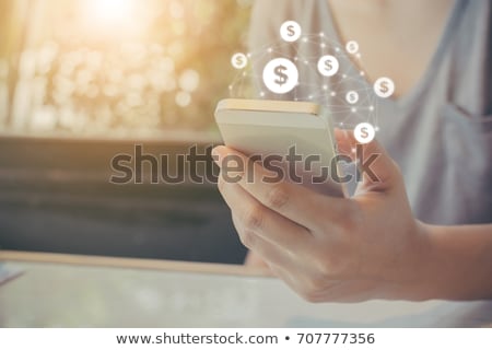 Foto stock: Phone And Money