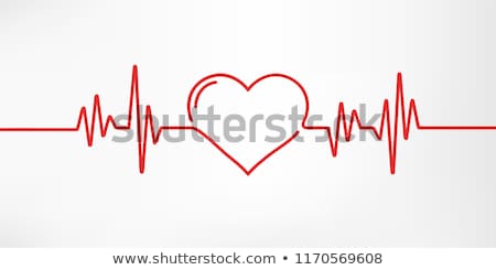 ストックフォト: Ekg Heart