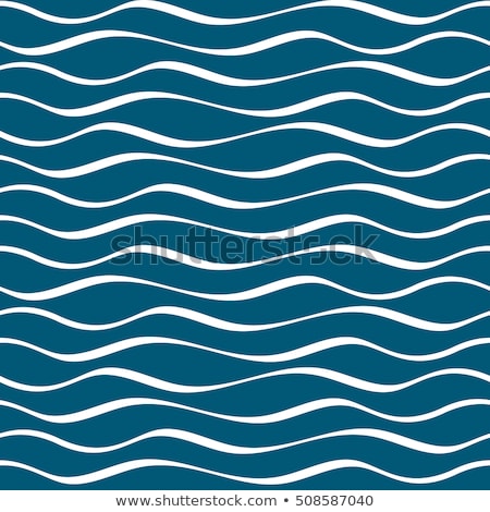Stock fotó: Seamless Vector Wave Pattern For Textile And Decoration