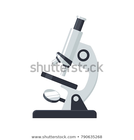 Foto d'archivio: Scientific Microscope Vector Illustration Isolated