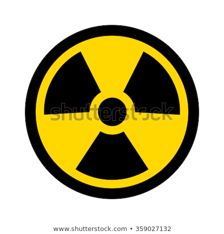 Сток-фото: Radioactivity Icon Flat
