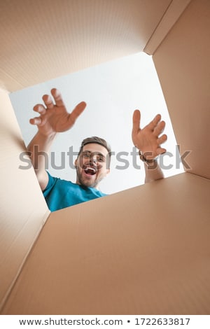 Stockfoto: Opened Carton Box