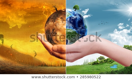 Foto stock: Alentamiento · global