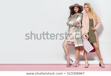 Stock fotó: Fashionable Woman Posing