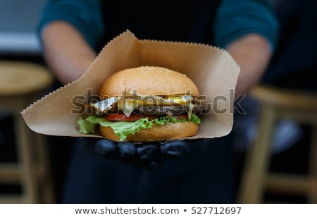 ストックフォト: Fast Food Burger Hamburger