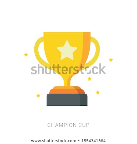 [[stock_photo]]: Champion Golden Trophy Cup Vector Illustration