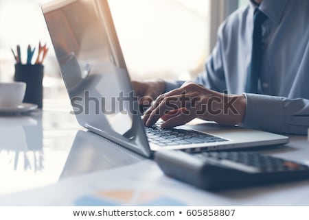 Stockfoto: Accountant Working At The Office