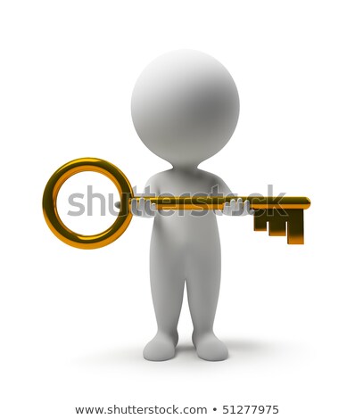 [[stock_photo]]: D · small · people · - · prendre · une · clé