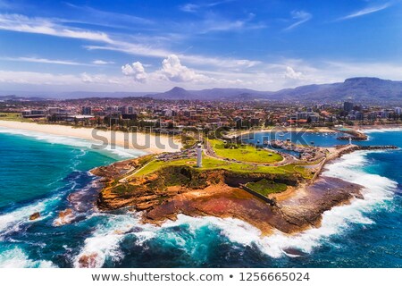 ストックフォト: Lighthouse And Cannons At Wollongong