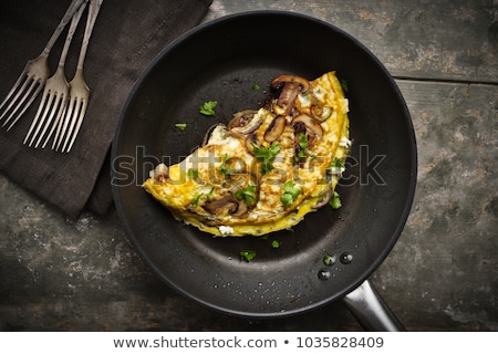 Сток-фото: Omelette With Mushroom