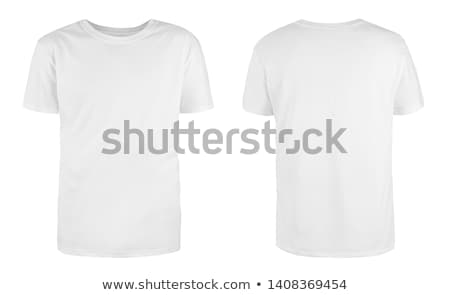 Zdjęcia stock: White T Shirt Isolated On White Background