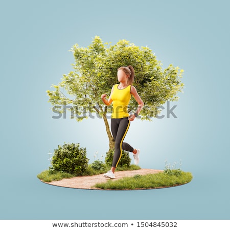 [[stock_photo]]: 3d Rendered Illustration Of A Jogger