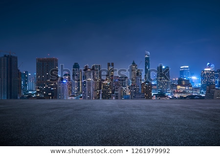 Foto stock: Blue Rooftops