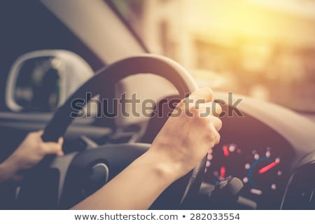 Сток-фото: Driving A Car