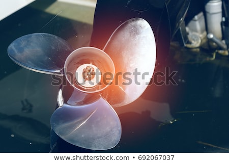 [[stock_photo]]: Speedboat Three Bladed Propeller