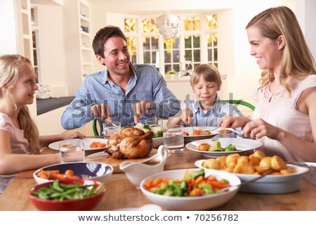 Foto stock: Chickens Family