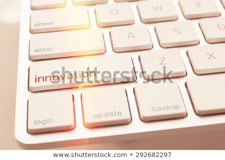 Computer Keyboard With Typographic Innovation Button Сток-фото © vinnstock