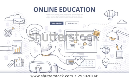 [[stock_photo]]: Educational And Learning Concept With Doodle Design Style