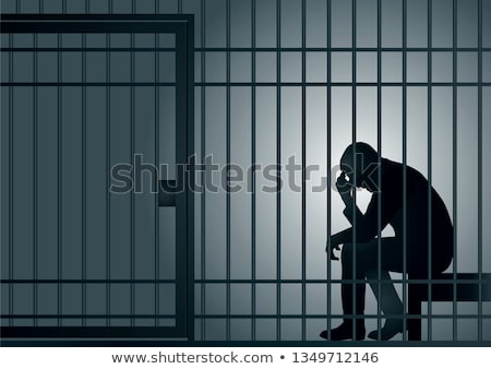 Foto stock: Illustration Of A Prisoner