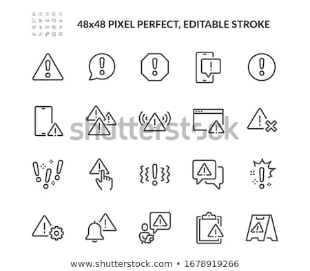 Stockfoto: Triangle Line Icon