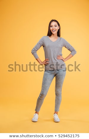 Zdjęcia stock: Hands And Hips Of Young Woman