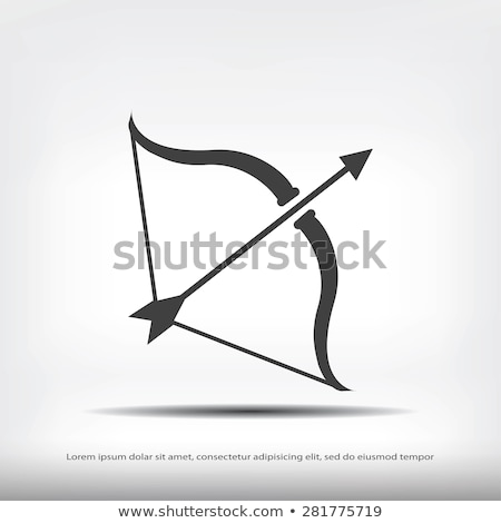 Stockfoto: Bow With Arrow Icon