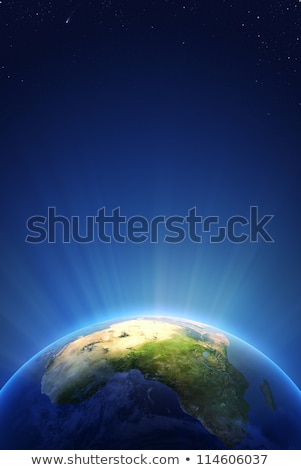 Stok fotoğraf: Earth Radiant Light Series - Africa