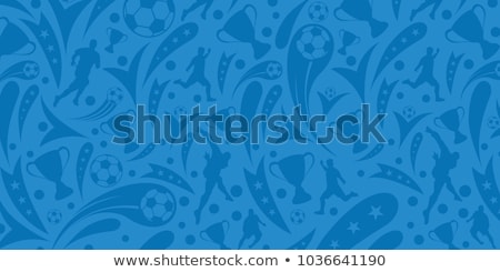 Foto stock: Abstract Colorful Football Background