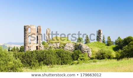 Stok fotoğraf: Ruins Of Plavec Castle Slovakia