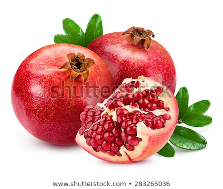 Stock fotó: Pomegranate Isolated On White Background