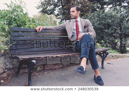 ストックフォト: Young Modern Man With Handkerchief