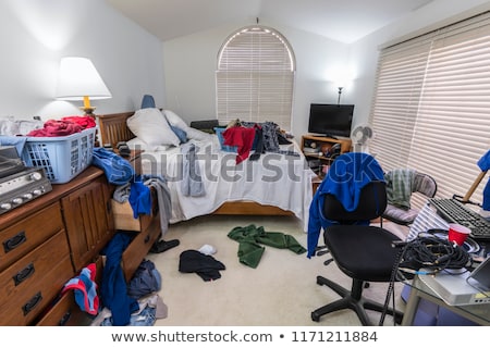 ストックフォト: Untidy Bedroom