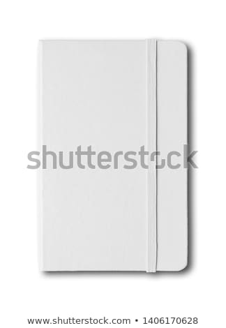 Closed Notebook In Leather Cover Stok fotoğraf © Daboost