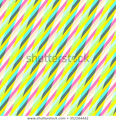 Foto d'archivio: Irregular Stripe Lines Pattern Over White In Blue Green And Pink