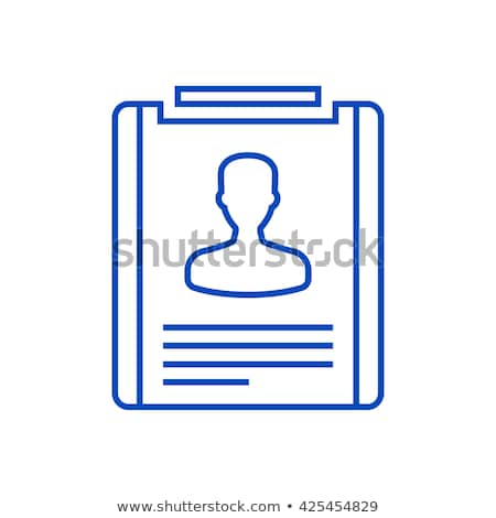 Stock photo: Job Offer Blue Vector Icon Design