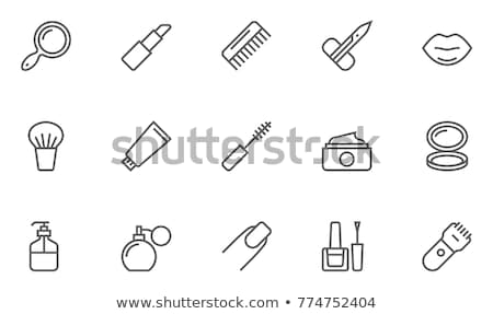 Stock foto: Mascara Icon Illustration Design