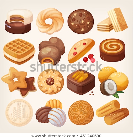 Stockfoto: Apple Custard Pinwheels